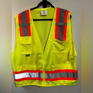 Pyramex 2 Pair Safety Imperfection Vests Sz XL